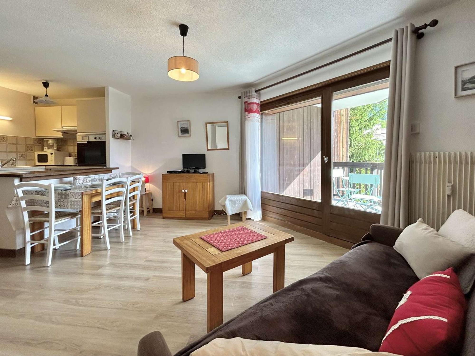 Studio Avec Piscine Chauffee, Tennis & Balcon - 4 Couchages A Megeve - Fr-1-597-14 מראה חיצוני תמונה